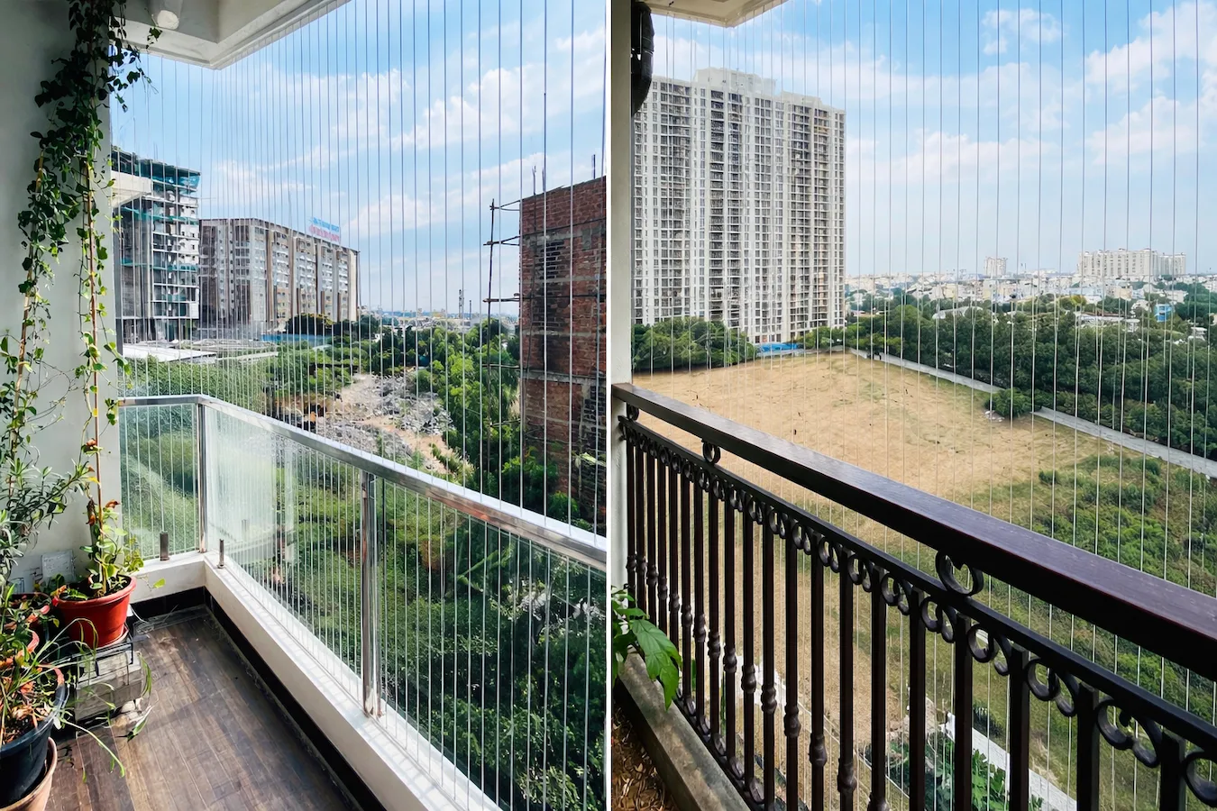 Invisible grills for apartments in Hyderabad